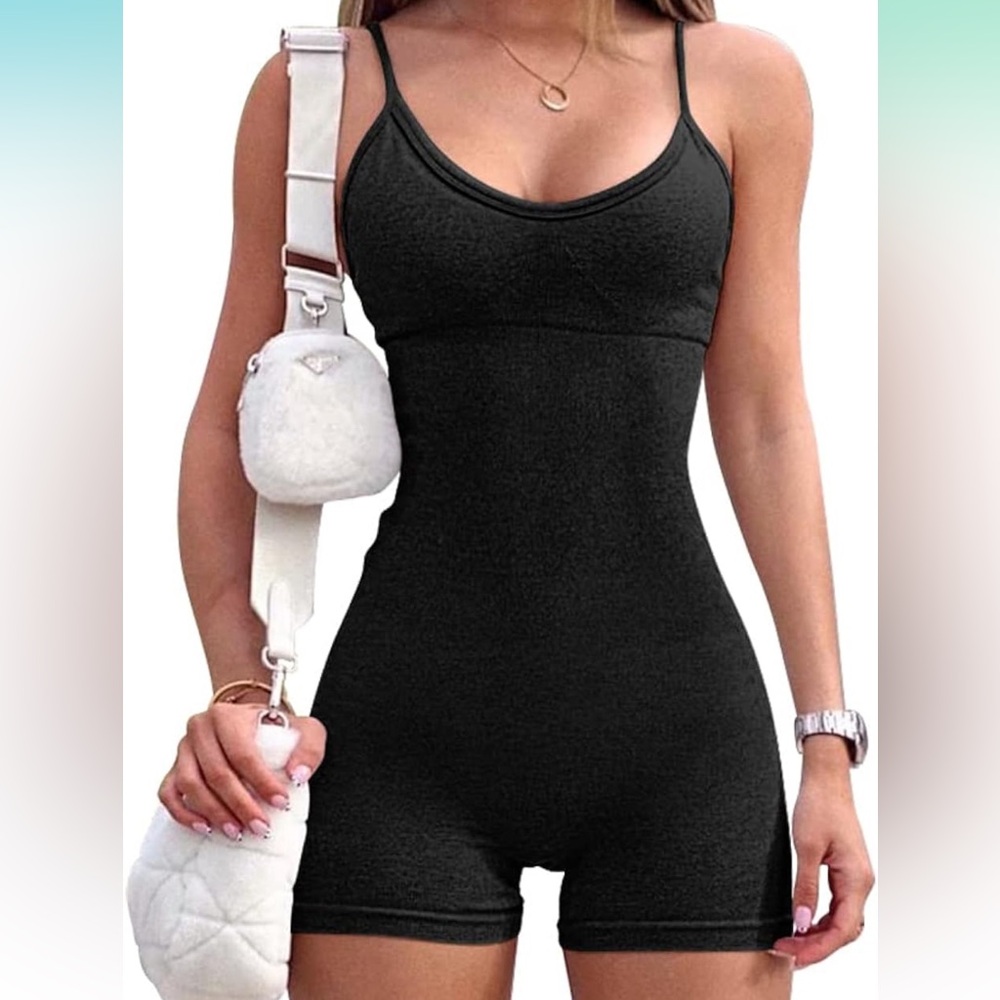 Black Romper / Black Bodysuit